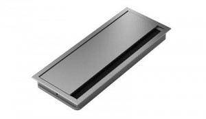 HETTICH 9133401 kabelová průchodka 120/300 mm hliník