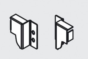 BLUM Z30N000S.04 Antaro, držáky zad N, šedá