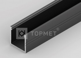 StrongLumio profil LED Smart16 alu černý 2000mm