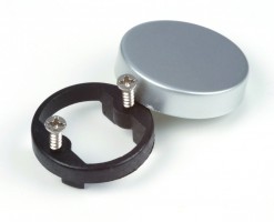 StrongHinges S3 Protikus s krytkou závěsu na sklo "o" matný nikl