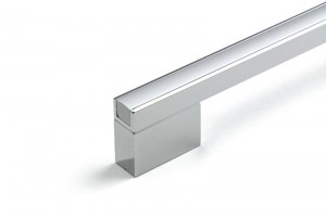 TULIP Úchytka Verona 672 chrom lesklý/eloxovaný hliník + šroubky