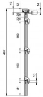 LEHMANN Tyč SVS3 Typ 1 (1+3 výška 483 mm)