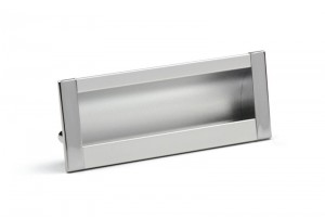 TULIP Úchytka Concava 128 zápustná stříbrná lesklá