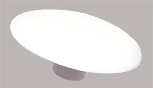 Krytka excentru CF04 bílá