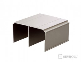 SEVROLL 02501-Y Gemini horní vedení 1,7m oliva kartáčovaná