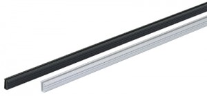 HETTICH 71109 SlideLine 56 profil nosný i vodící 3000 mm tmavě eloxovaný hliník