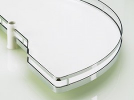 HETTICH 9080036 otočná police 1/2 kruhová Arena Style 850 mm