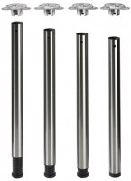 HETTICH 70149 Femi stolová noha 710/60 mm matná černá