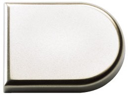 HETTICH 70713 krytka pro závěs na sklo 4,0-5,2mm typ B (tvar D) nikl mat