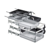 HETTICH 46748 kontejner sada 244/530 mm hliník