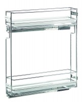 VIBO boční koš, 150mm, plastové misky, levá