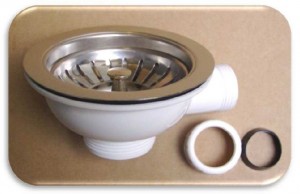 FRANKE Příslušenství 1314.25 sítkový ventil 3 1/2" s odbočkou na přepad