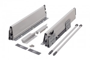 StrongBox zásuvka H204/270mm, reling kulatý horní, šedá