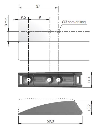 IF adaptér pro K Lock antracit
