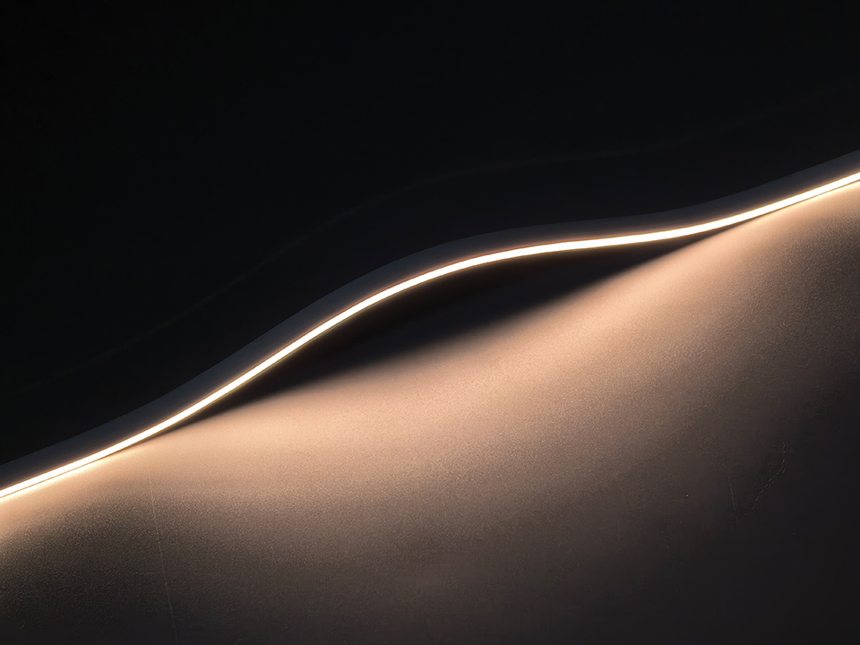 StrongLumio LED pásek neon 4x10 mm 24V 9,6W (168 LED/m) IP67 bílá teplá