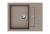 StrongSinks S3 Dřez granit Vardar 615 615x500mm s odkapem a vaničkou béžová
