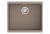 StrongSinks S3 Dřez granit Hron 530 530x460mm bez odkapu béžová